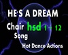 has a dream hot action