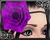 'E FlowerHeadband: lilac