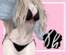 J♡ Blk Glitter Bikini