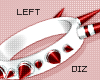 !!D Arm Spike Maroon L
