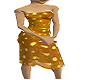 SONI gold dance dress