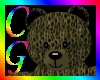 CG fuzzy tan teddy bear