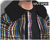Flannel Layered Jacket-I