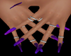 nails purple design