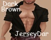 Collar Up Dark Brown