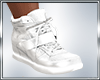 white sport shoes