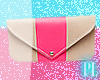 <P>Pink Nude Clutch