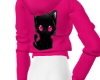 ♥K Pink cat hoodie