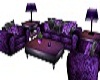 purple/black couch