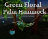 Green Floral Hammock