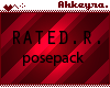 {A}RATED.R. Posepack M/F