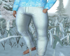 [L] White Pants