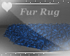 Furry Rug -Blue