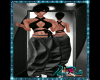 *D* Black Baggy Pants