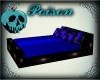 poseless royale blue bed