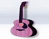 pink tone wall guitar