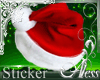 (Aless)Santa Hat Sticker