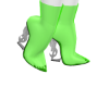 Boots YS Green/Silver