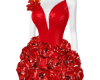 Valentines flowers dress
