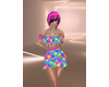 Neon Camo Top/Skirt