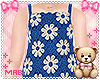 Blue Floral Dress Kid