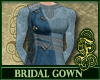 Bridal Gown Blue