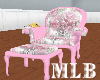 ROSE PINK READING CHAIR