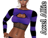 AA Purple Net Kitty Top