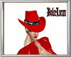 Lor^Red  Cowboy Hat