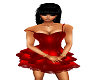 red sexy dance dress