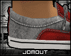 JJ| Supra Red~Grey