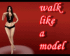 model walk action