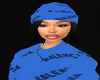 Blue Bal Beanie