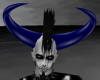 Bull Demon Horns-Blue