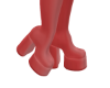 Red Gogo Boots