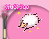 {Gu} cute SHEEP sticker