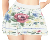 Rose White Mini Skirt
