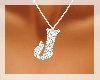 [DF] J silver necklace