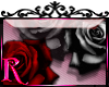 *R* Gothic Roses Sticker
