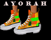 [S] Orange sneakers