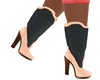 CowgirlBoots BlkandPeach