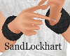Black Wrist Cuffs