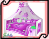 Purple Sea Horse Crib