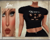 J~QUEEN FEM TEE SHT BLK