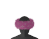 pink LV fur headband