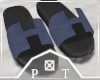 Navy Blue Summer Sandals