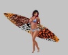 Leopard Print SurfBoard