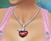 [i] Ruby heart necklace