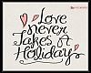 Love in theHoliday Sign