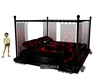 Rose Red Canopy Bed